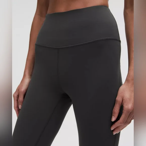 Lululemon Athletica Groove Nulu Super High-Rise Grey Flare Pant Size 6 - Picture 3 of 12